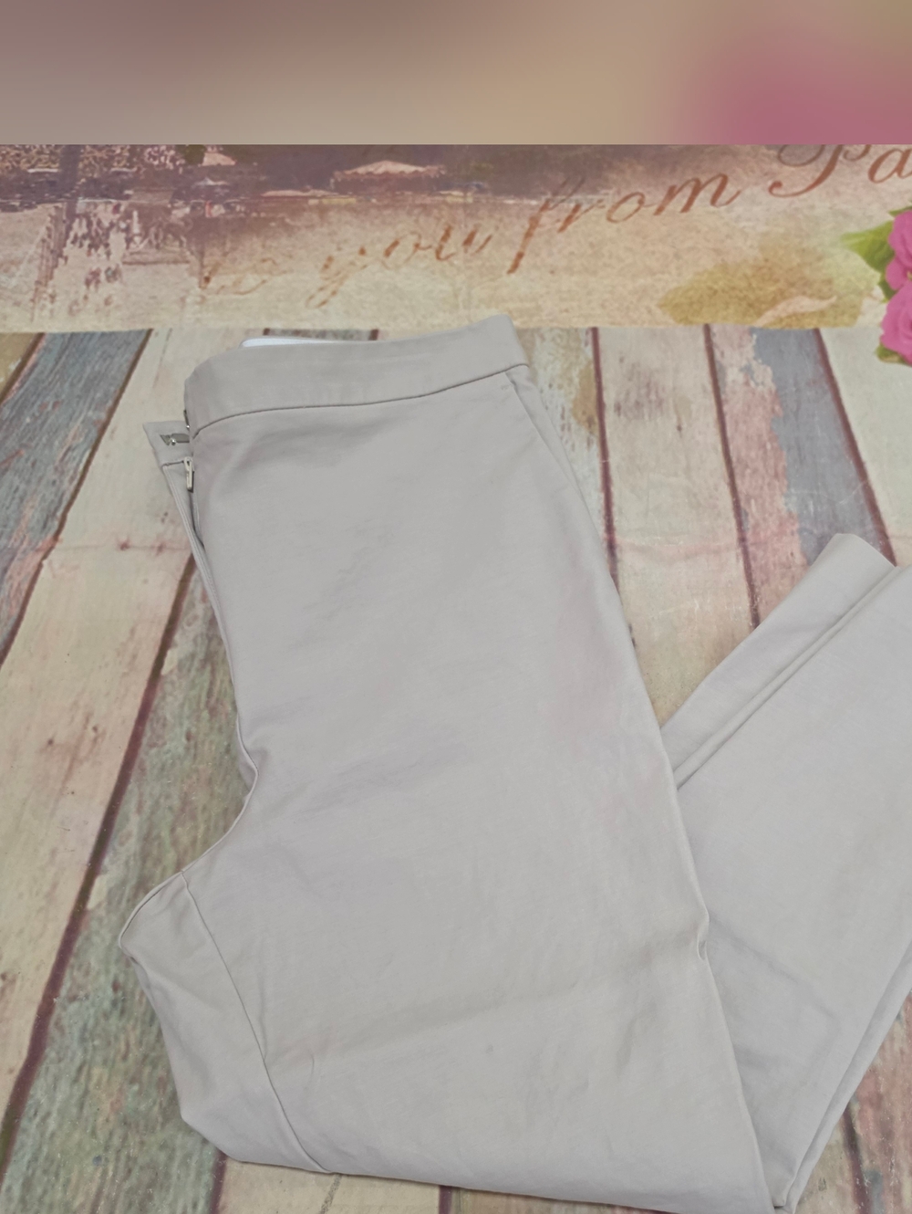 Ann Taylor Beige/Tan Dress Pants Sz 16